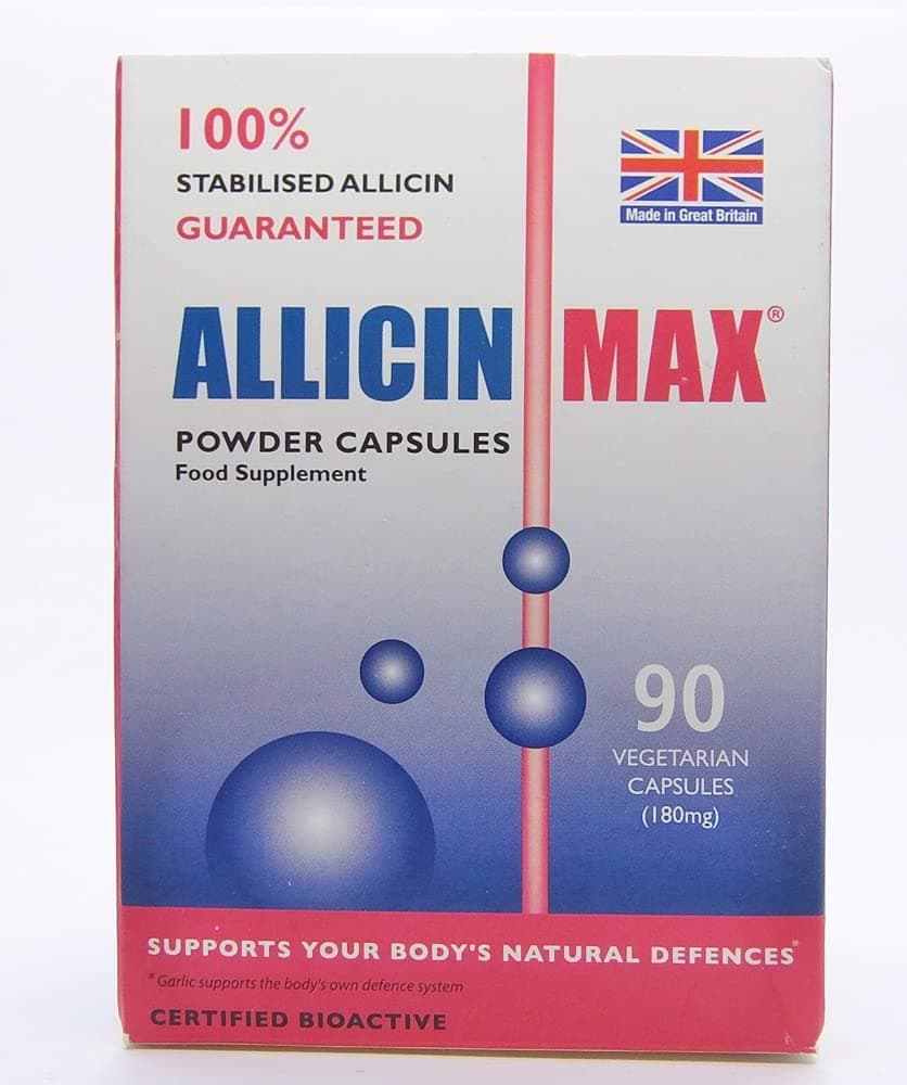 Allicin Max 100% Pure Allicin 90vcaps (2 Pack)