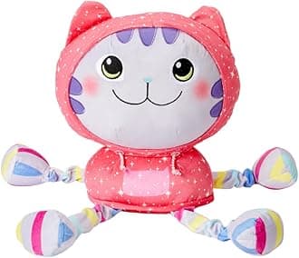 Franco DreamWorks Gabby's Dollhouse DJ Catnip Bedding Super Soft Plush Cuddle Pillow Buddy, (Officially Licensed Product)