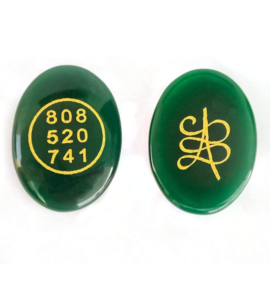 Gala vant Green Jade Crystal Stone