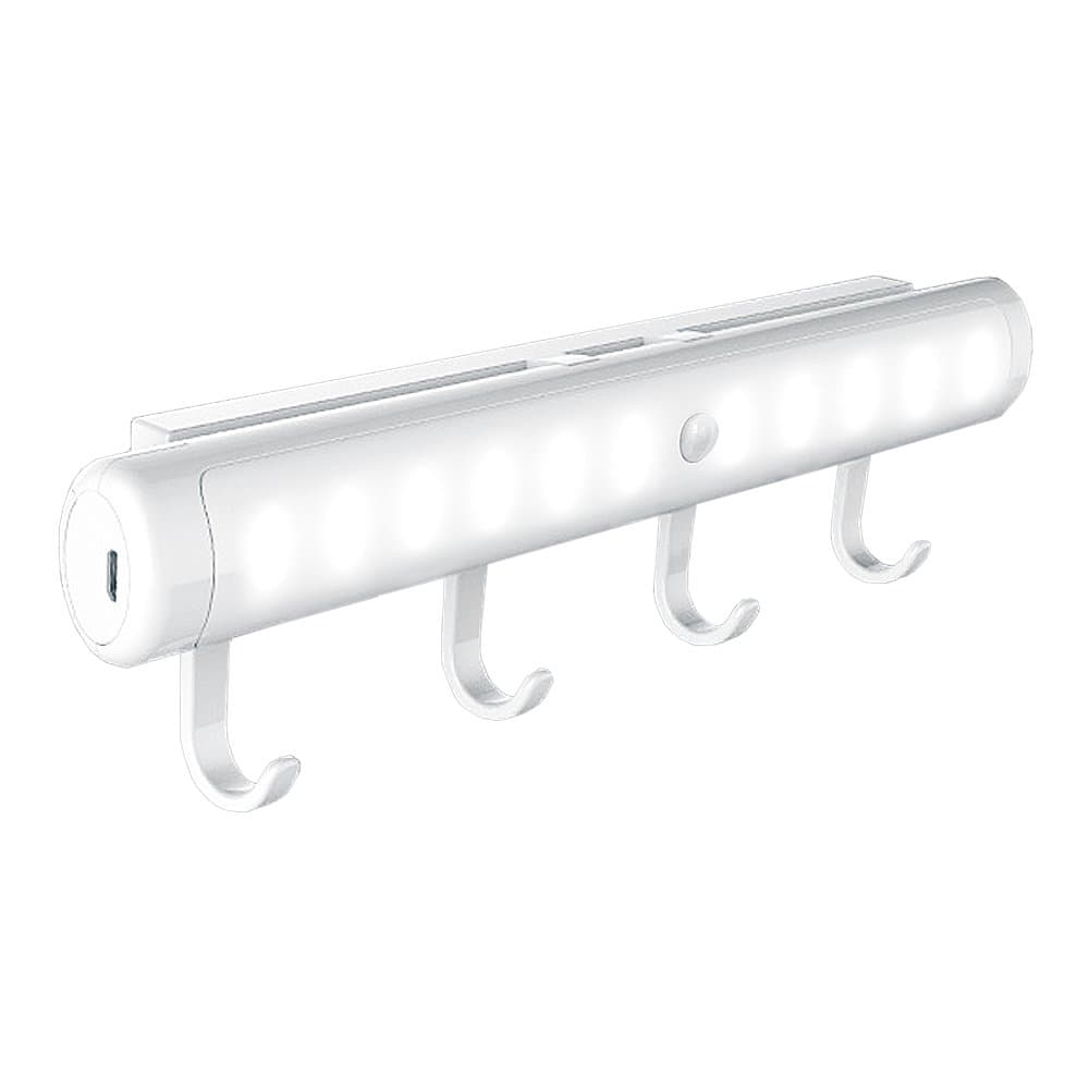 LED Under Cabinet Light, Portable LED Flashlight Night Light with Adhesive Hooks, Motion Sensor Closet Lights Portable 12 LED Emergency Flashlight Night Light Bar for Bedroom, Closet, Stairs, Hallway