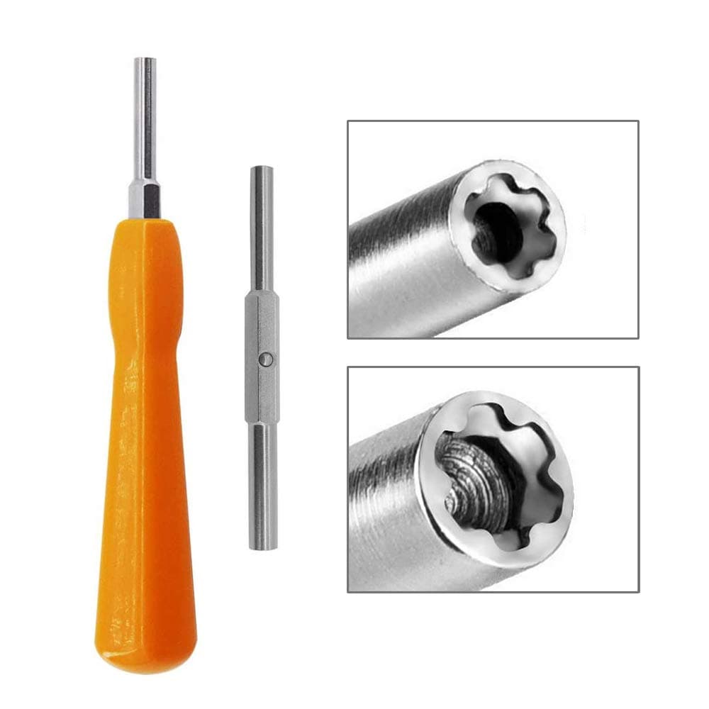 EMiEN Gamebit Screwdriver, 4.5mm 3.8mm Gamebit Screwdriver,Double-End Bit Security Gamebit Screwdriver Kit For Opening NES,SNES,N64,GameBoy,GameCube,Virtual Boy,Sega,Nintendo Consoles,Game Cartridges
