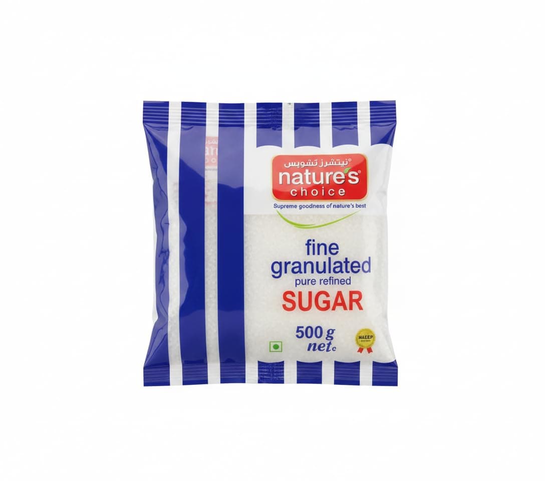 Natures Choice Granulated Sugar, 500 gm