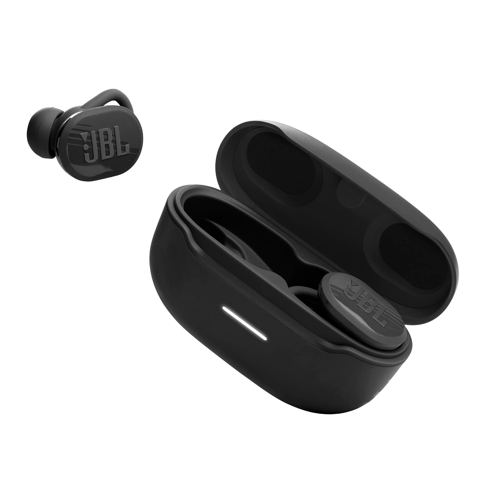 JBL Endurance Race 2, True Wireless Bluetooth Earbuds, 48 hrs Battery, IP68 Water and Dust Resistance, Noise Cancellation, Pure Bass Sound, Smart Ambient, Sports Modes, Black - JBLENDURACE2BLK