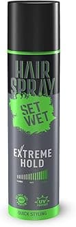 Set Wet Extreme Hold, Hair Spray For Men, Style-Spray-Freeze,Bottle 200 ml