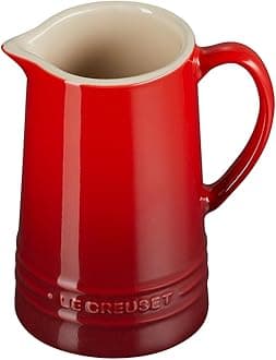 Stoneware Small Pitcher, 10 oz., Cerise