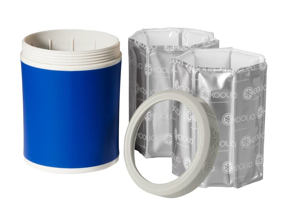 KOOLIO Premium Personal Beverage Cooler, Navy Blue