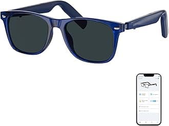 GetD Bluetooth Sunglasses for Men/Women, AI Translator, 11H Battery Life, Polarized Lens, UV Protection, Voice Control, Built-in Mic & Speakers, Smart Eyewear for Gaming Meeting Travel