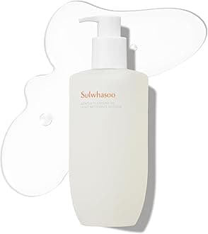 Sulwhasoo Gentle Cleansing Oil Jumbo –Daily Oil Cleanser w/Korean Herbal Ingredients for Face | Removes Waterproof Makeup & SPF, Softens & Nourishes Skin | Hydrating Double Cleansing, Korean Skincare