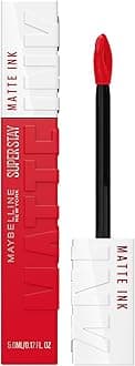 New York SuperStay Matte Ink Liquid Lipstick - Ambitious, Highly pigmented, Transfer Proof & Fade Proof. Maybelline New York SuperStay Matte Ink Liquid Lipstick Lasts Up To 16 Hour | 5ml