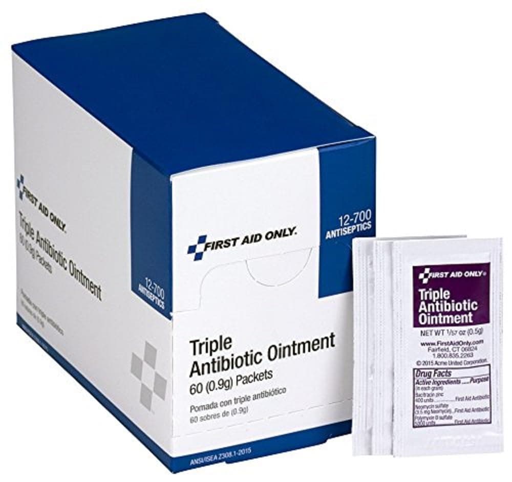 12-700 Triple Antibiotic Ointment Packets, 60 Count