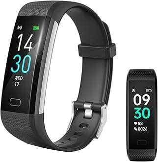 Fitness Tracker with Heart Rate Monitor/Step Counter/Calories, Smart Watch Activity Tracker Sleep Monitor, IP68, Health Tracker Pedometer for Man Women