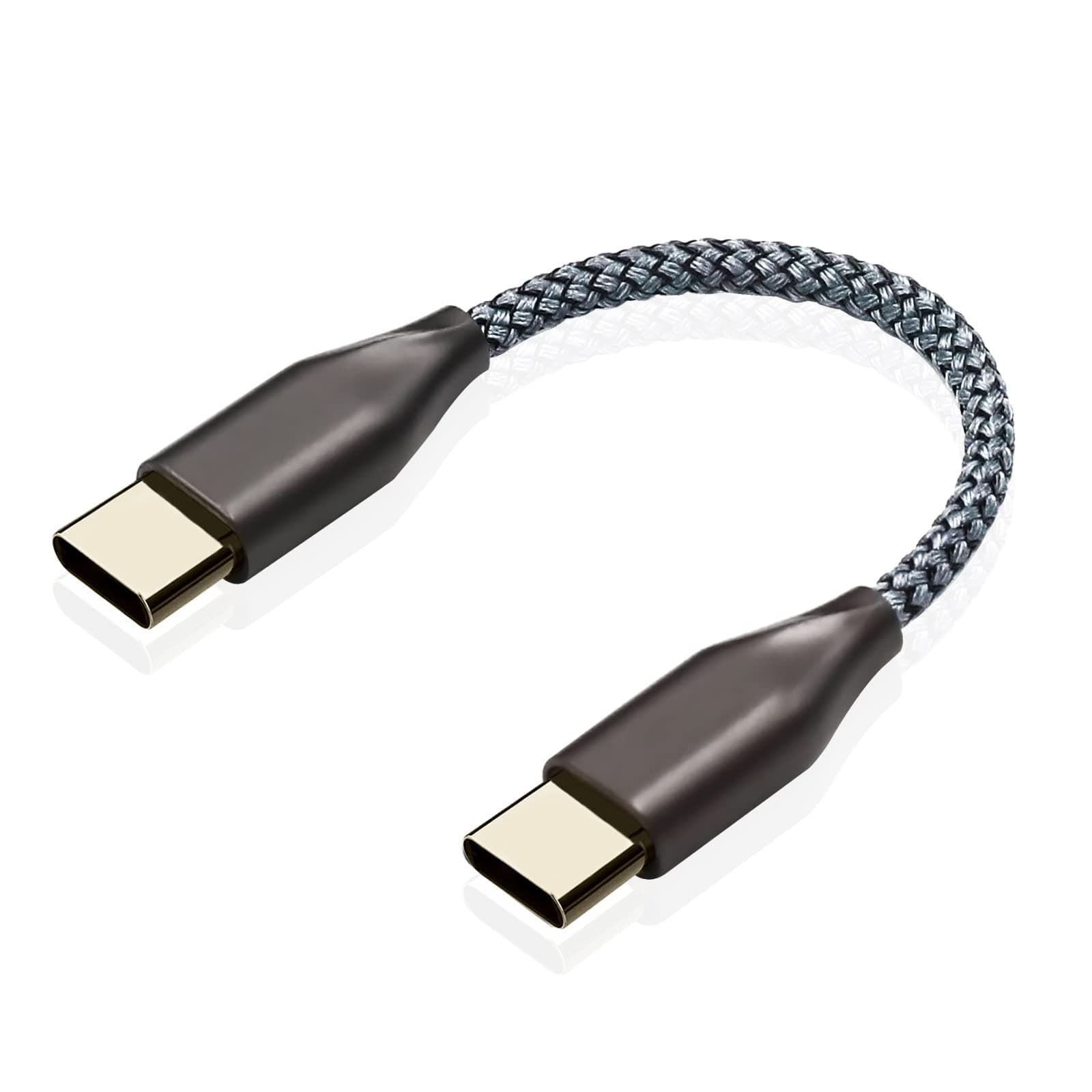 DAC/OTG Cable - High-End DAC/Amplifier Adapter for Type C Headphones, Compatible with FiiO K3, Khadas Tone 2 Pro to USB C Mobile