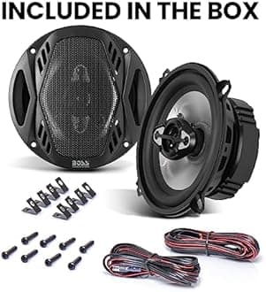 BOSS Audio Systems 5.25 4-Way Boss Audio Nx524 300 Watt (Per Pair), 5.25 Inch, Full Range, 4 Way Car Speakers (Sold
