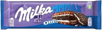 Mmmax with OREO Chocolate Bar, Creamy Alpine Milk Chocolate with Crunchy Cocoa Biscuit Pieces & Dairy Cream Filling, 300 g