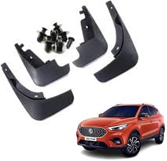 Autokaar OE Type/Box Type Car Mud Flap for MG Astor, Black