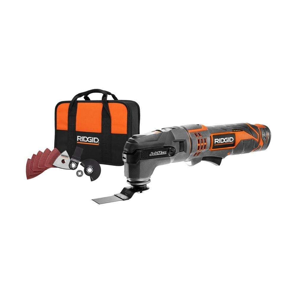 Ridgid Jobmax 12-volt Multi-tool with Tool-free Head R9700