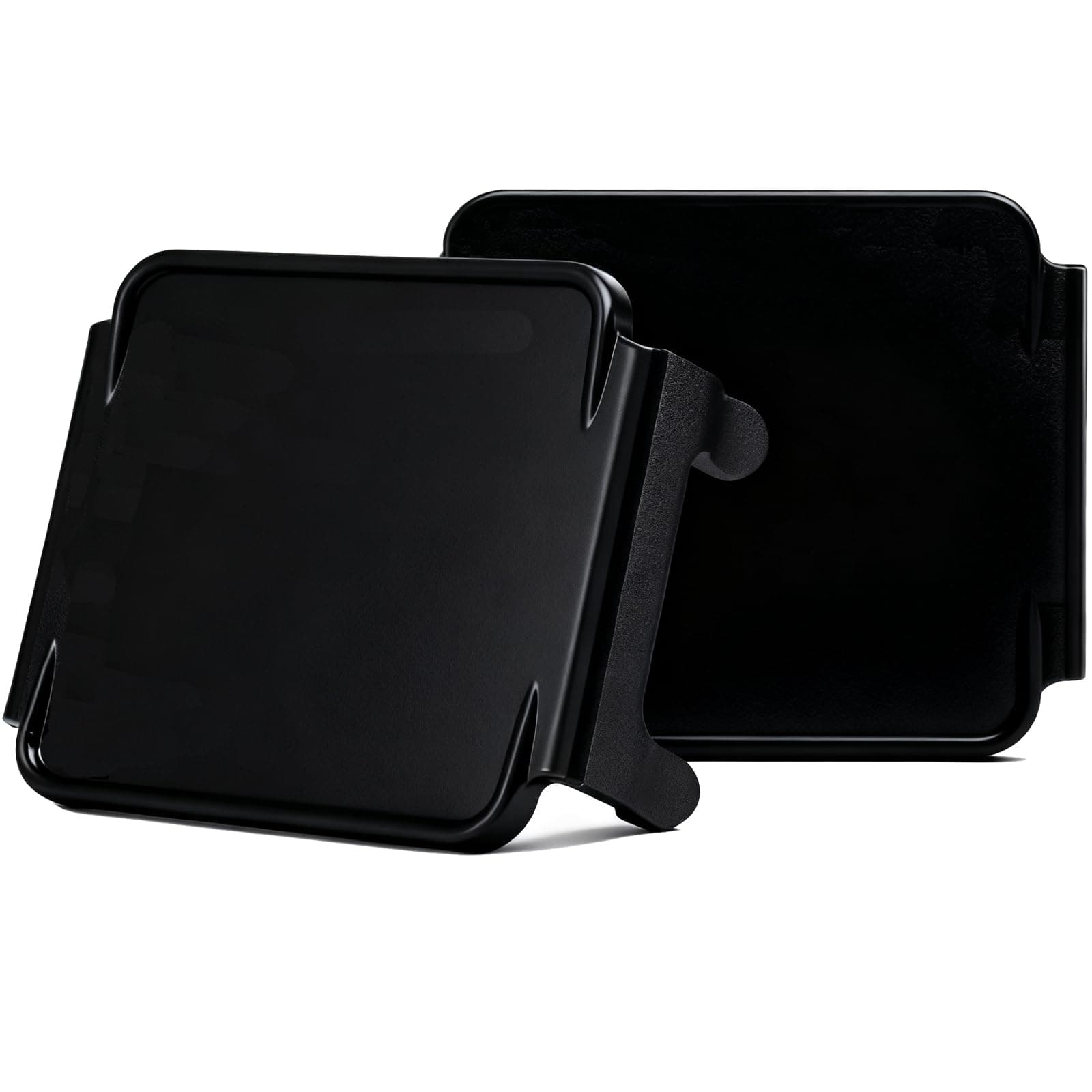 2PCS 3 Inch Pod Light Covers 3" LED Light Bar Cover Black Square Work Lights Cover 3x3 LED Cube for Ditch Pods Protective Polycarbonate Lights Len Cover