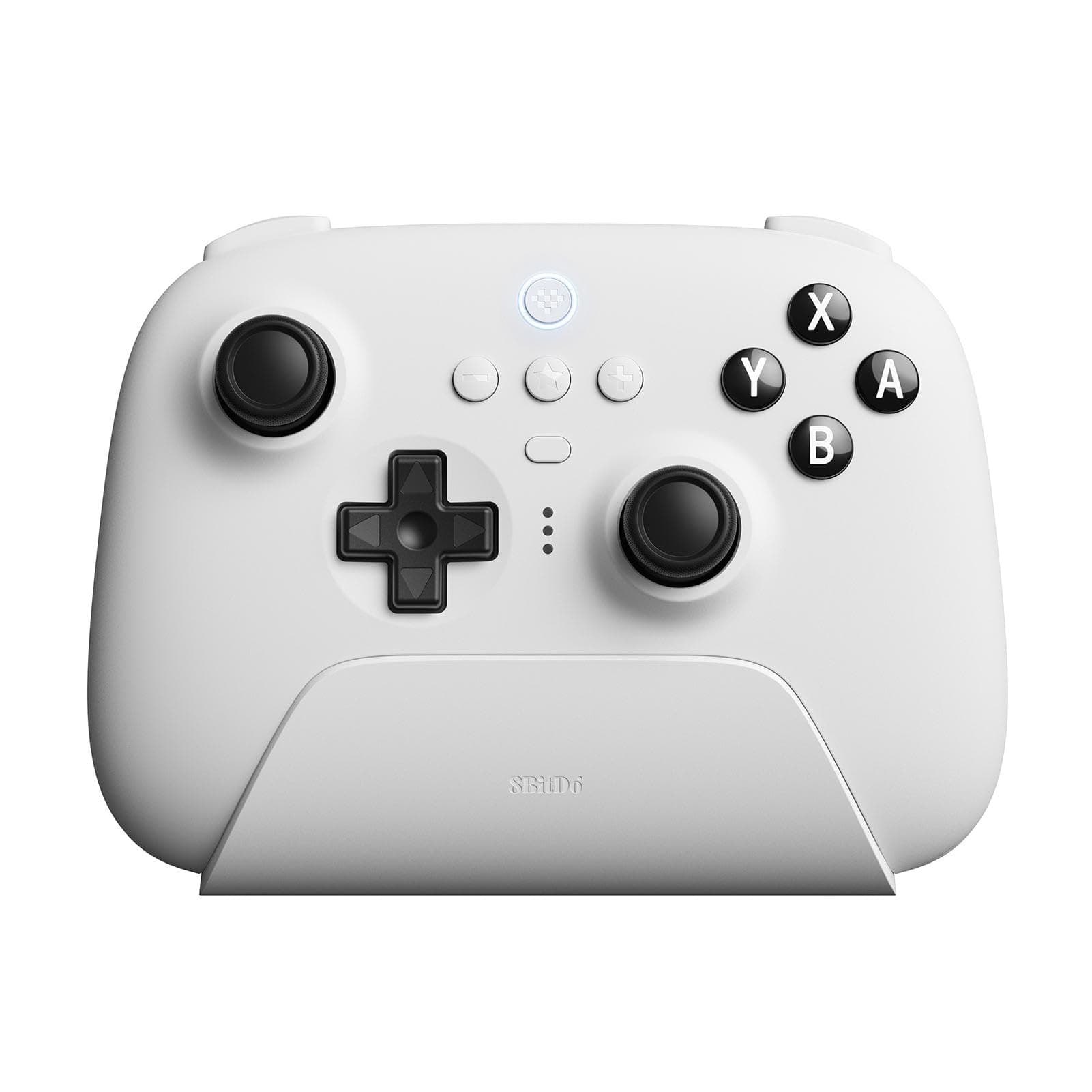 8BitDo Ultimate Bluetooth2.4G controller with charging station WHITE