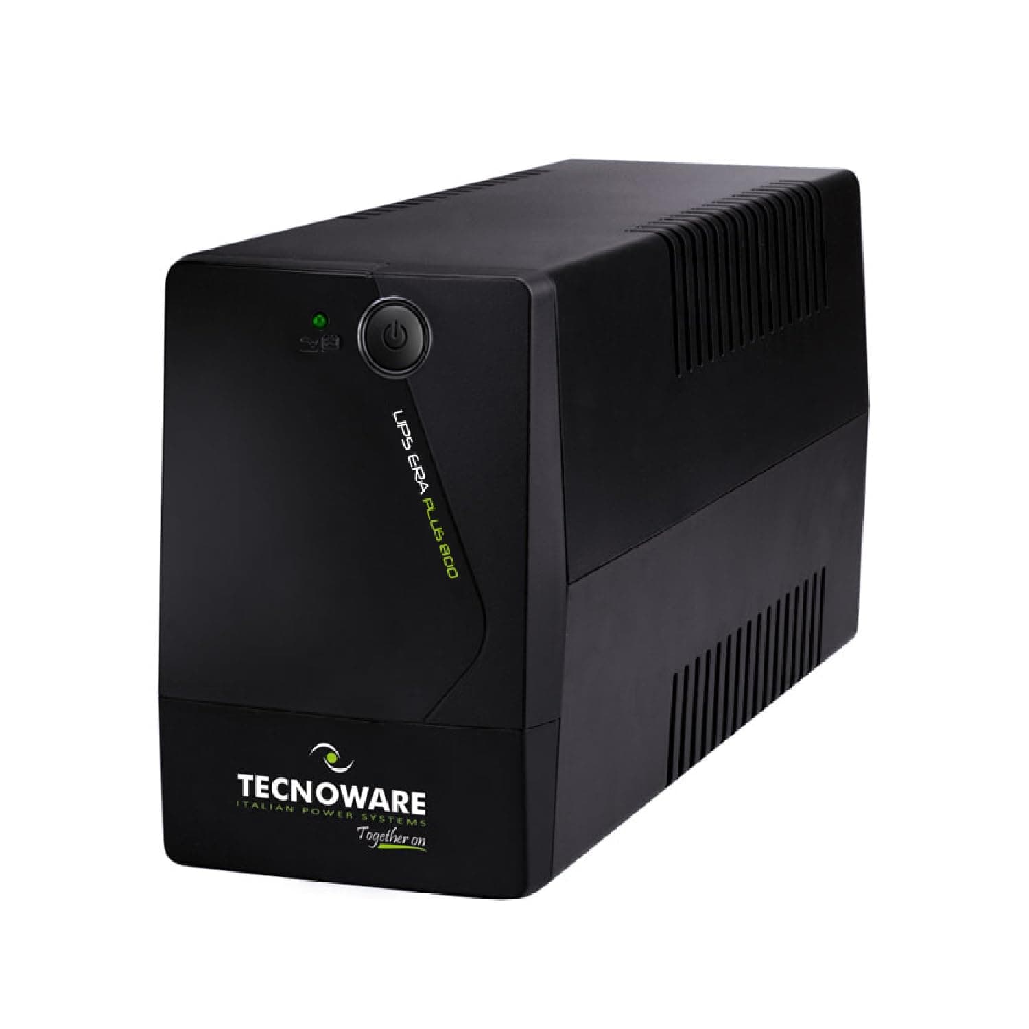 Tecnoware Power Systems UPS 800VA UK for PC/Modem, NOT for Gaming/Console, ERA PLUS UPS, Protection against Blackouts and Voltage Fluctuations for PC, Modem, Video Surveillance, Cash Register