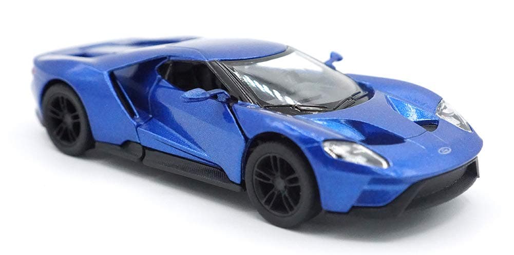 2017 Ford GT 1:38 Scale 5" Die Cast Model Toy Super Car (Blue)