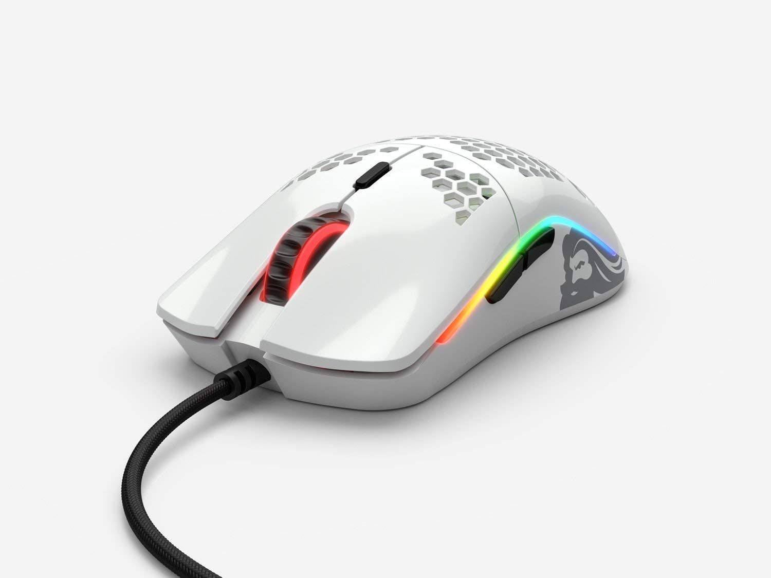 Glorious Model O Gaming Mouse, Glossy White (Renewed)