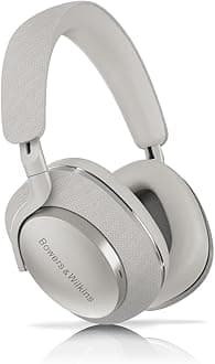 Bowers & Wilkins PX7 S2 Noise Cancelling Wireless Over Ear Headphones with Bluetooth 5.0 & Quick Charge, 30 Hours of Playback and Built-In Microphone - Grey