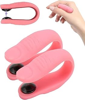 2 Pcs Sugar Control Li4 Acupressure Point Clip, Sugar Control Acupressure Clip, Supporting Acupressure Relaxation, Stress Alleviation, Tension Relief and Headache Relief Hand Clip(Pink)