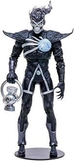 McFarlane Toys, 7-Inch DC Blackest Night Deathstorm Action Figure with 22 Moving Parts, Collectible DC Figure with Unique Collectible Character Card – Ages 12+