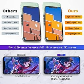 EFAITHFIX for iPhone XS LCD Screen Replacement Black (5.8'')