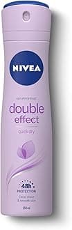 NIVEA Double Effect Anti-Perspirant Deodorant Spray (150ml), Women's Deodorant Spray with 72H Sweat and Odour Protection, Sweat Block for Women with Natural Avocado Extract