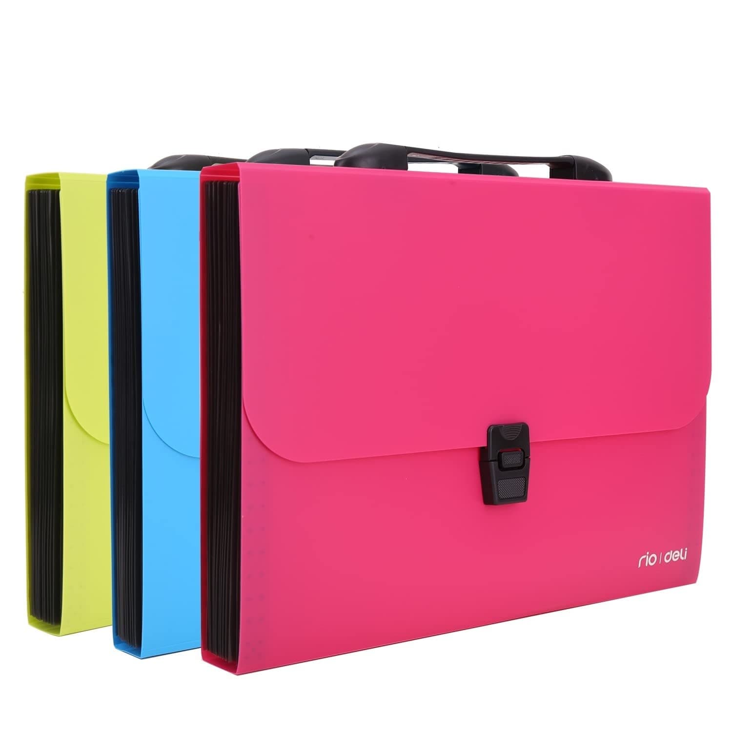 EB40302 A4 13 Pocket Expanding File Folder, Assorted