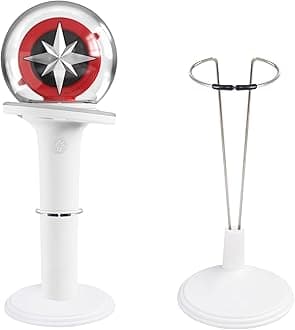 Lightstick Stand 2 Pack White Holder for Official Lightsticks Fits Complicable with Stray Kids|Enhypen|Ateez|Twice|Kpop