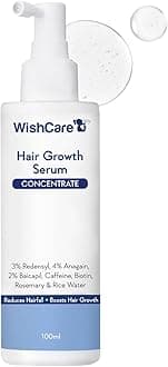 WishCare Hair Growth Serum For Scalp | 94% Saw New Hair Growth | Redensyl & Rosemary Oil | 100% Saw Hairfall Reduction | In-Vivo Tested | For Men & Women | 100ml