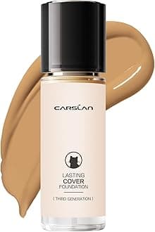 Lasting Cover Foundation, 24H Longlasting Full Coverage Matte Finish Face Makeup, Poreless, Lightweight, Waterproof, Oil Free Liquid Foundation, M02