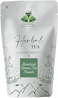 SAI HERBS Bloodroot Herbal Tea Powder - Sanguinaria Canadensis - Pure & Natural - Luxury Herbal Tea (50 Grams)