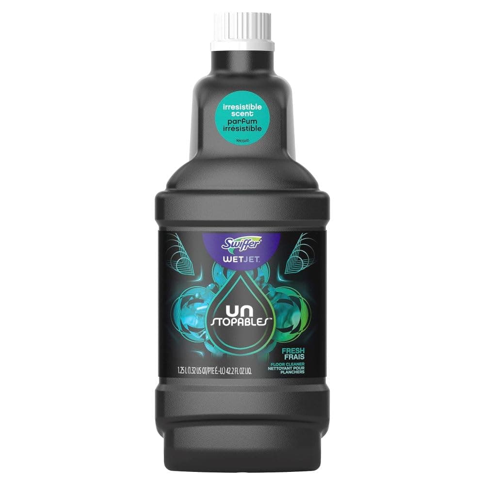 WetJet Unstopables Refill Solution for Floor Cleaning, Fresh Scent, 1.25 Liters