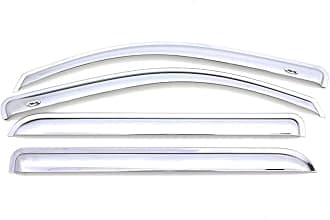 Auto Ventshade [AVS] Outside Mount Rain Guards for 2019-2025 Ram 1500 (New Body), Crew CAB ONLY | Window Vent Visors, 4 pcs. - Chrome | 684806