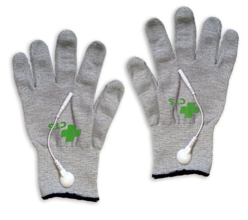 Silver Conductive Gloves for Use with Tens Machine - Supplied As Pair