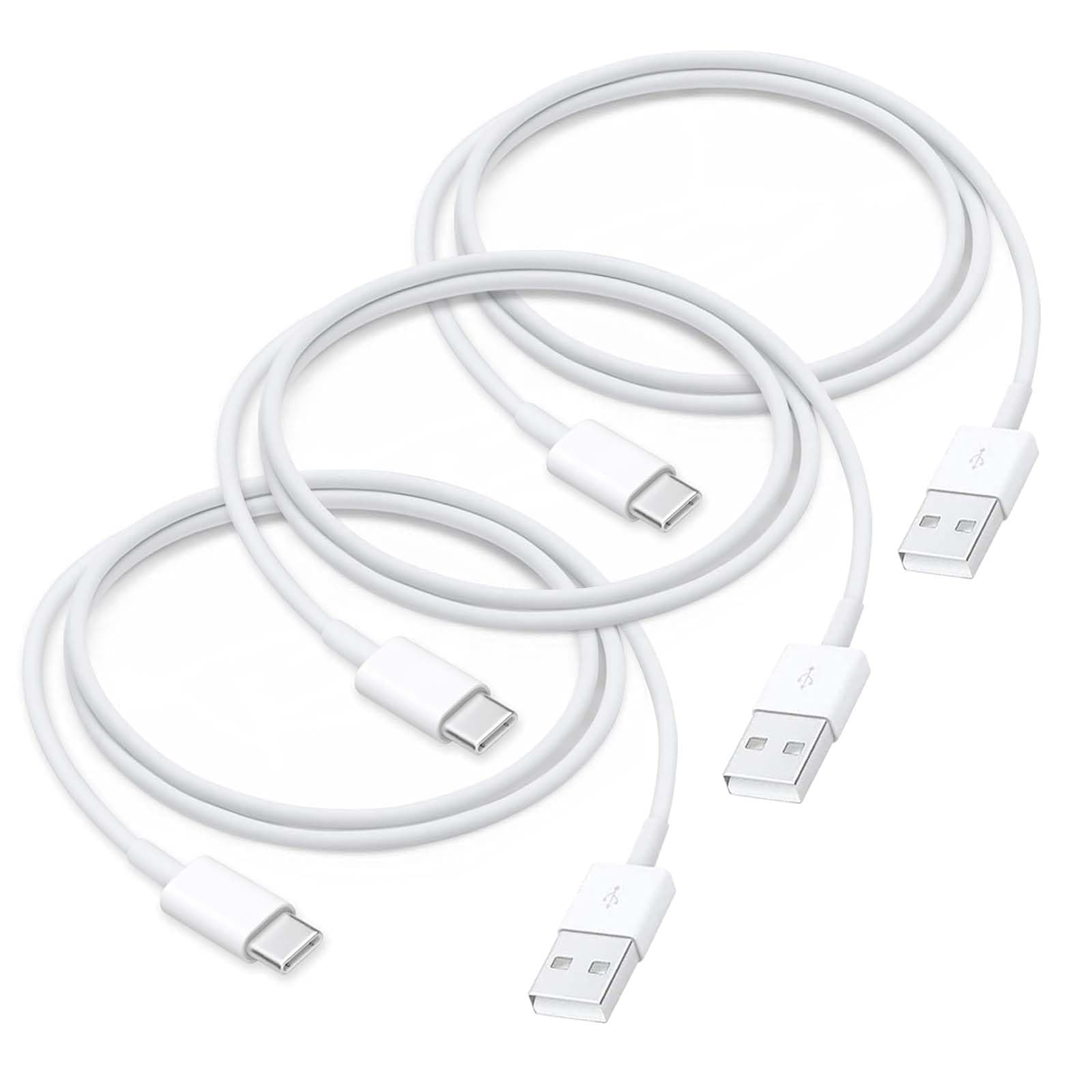 Replacement iPhone 16 Car Cable USB A to USB C for iPhone 15/16 Pro Max/Plus, iPad 10th Gen/Pro 12.9/11/Air, Apple CarPlay Charging Cord 3FT 3 Pack