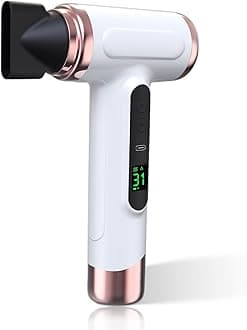 Vikye Cordless Hair Dryer,15000mAh Rechargeable Hair Dryer,3 Adjustable Cold Hot Wind,200W Battery Operated Hair Dryer for Travel Camping