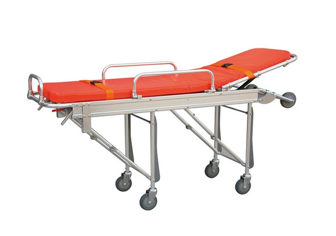 Emergency Medical Hospital Stretcher Ambulance Automatic Loading with Reclining Back Camilla EDJ-012 MayDay