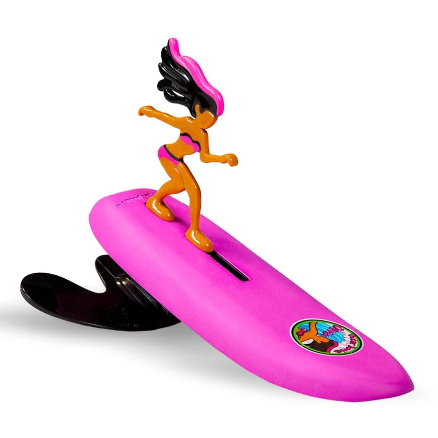 Surfer Dudes Classics Wave Powered Mini-Surfer and Surfboard Toy - Outer Bank Olivia