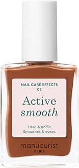 Active Smooth™ 03 Nail Concealer Polish & Care - 2 in 1 Nude Nail Polish : Nail Strengthener and Growth - Nail Concealer - Ridge Filler for Nails - Natural Nail Polish - Bronze Finish