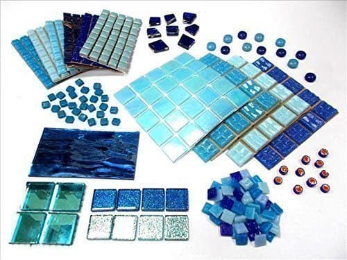 Blue Mega Mosaic Kit. Variety Pack