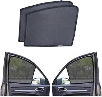 NEODRIFT 'NeoShade' Magnetic Car Sunshades for Kia Sonet (Set of 2 - Front Row Only)(UV Protection, Magnetic Grip, Privacy & Heat Control)