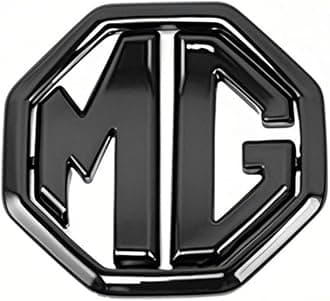 Car Emblem for MG Gloster 2020-2023, Car Exterior Decor Emblem Stickers, Grille Tailgate Emblems, Side Decals Badges, Exterior Accessories,Black-Offside