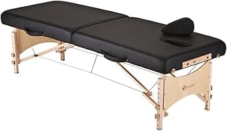 MediSport Portable Massage Table Package - Heavy Duty, Low Height Range, Ideal for Osteopaths, Chiropractors & Physical Therapists incl. Face Hole, Filler and Carry Case