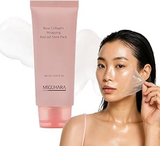 MIGUHARA Rose Collagen Wrapping Peel-off Mask Pack | Korean Skincare Mask Pack (60ml/2.02 fl.oz.)