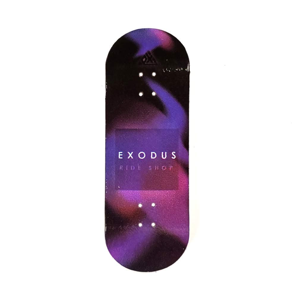 Exodus Liquify Fingerboard Deck (Black, 34)