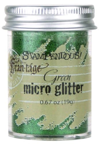 Stampendous, Micro Glitter, Green